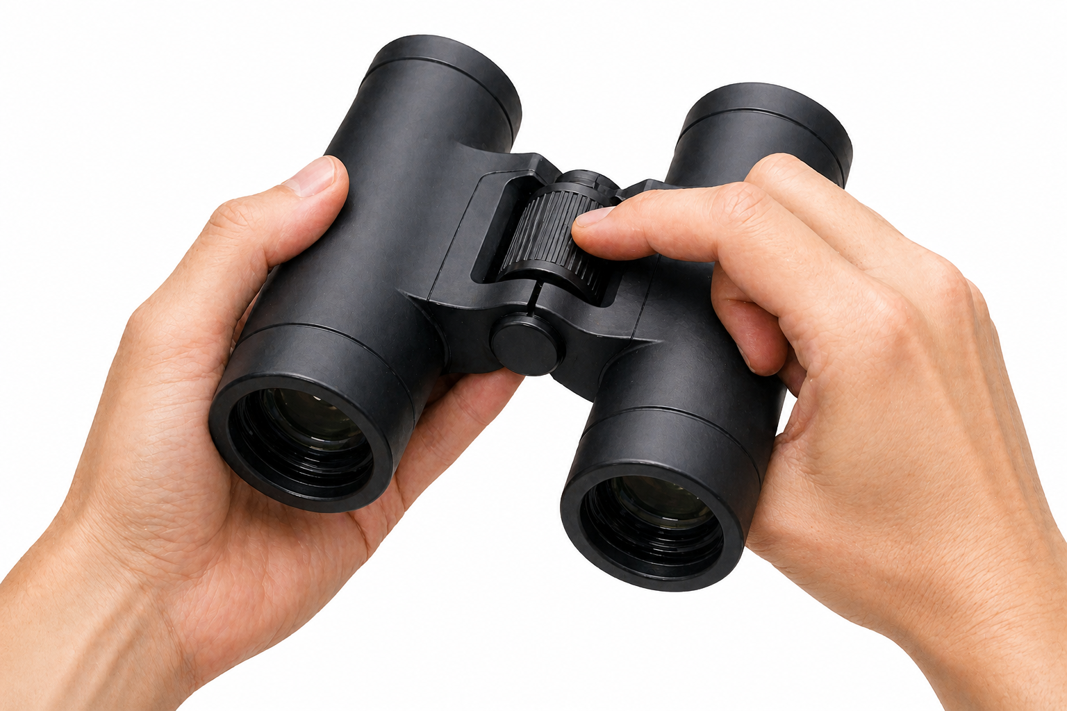 Como enfocar prismáticos con la rueda central